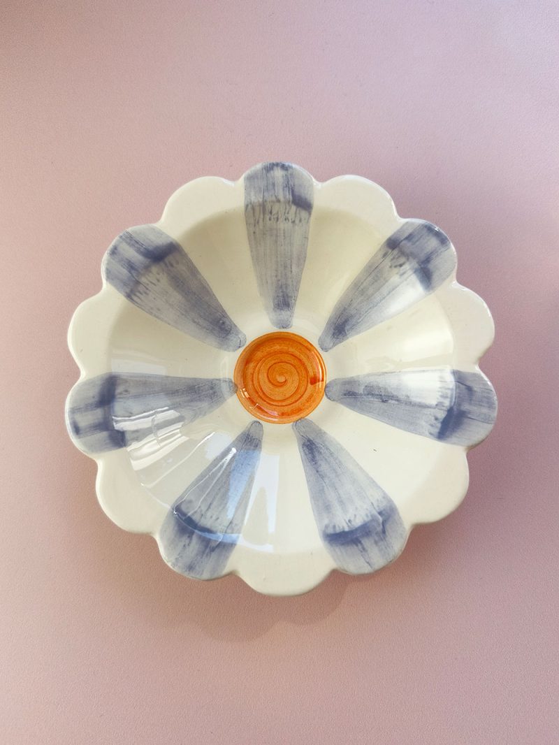 Coupelle artisanale en céramique fleurs - Modèle POP CERAM LILAS