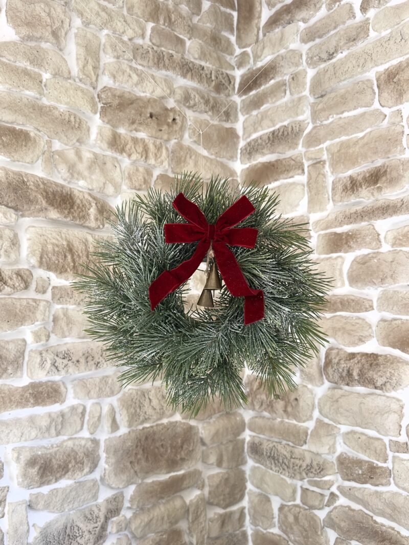 Couronne de Noël - Modèle SAPIN GIVRÉ