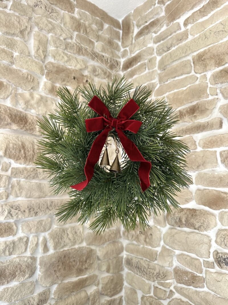 Couronne de Noël - Modèle ROUGE SAPIN