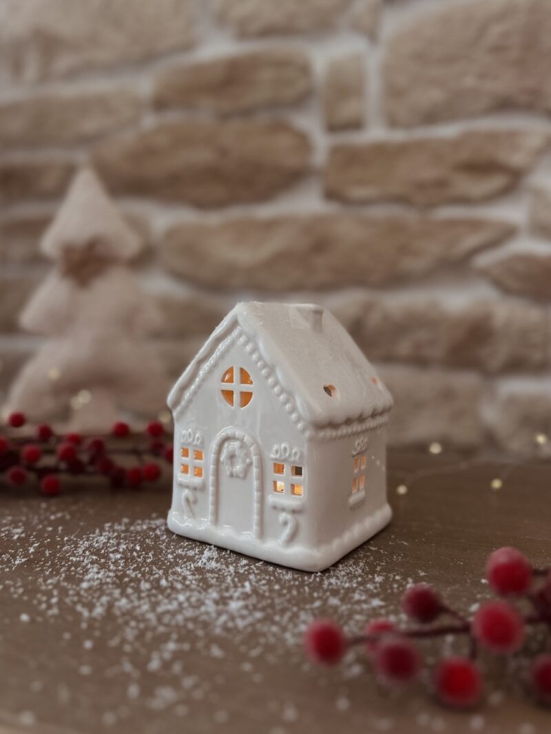 Photophore de Noël - Modèle DOUCE NEIGE