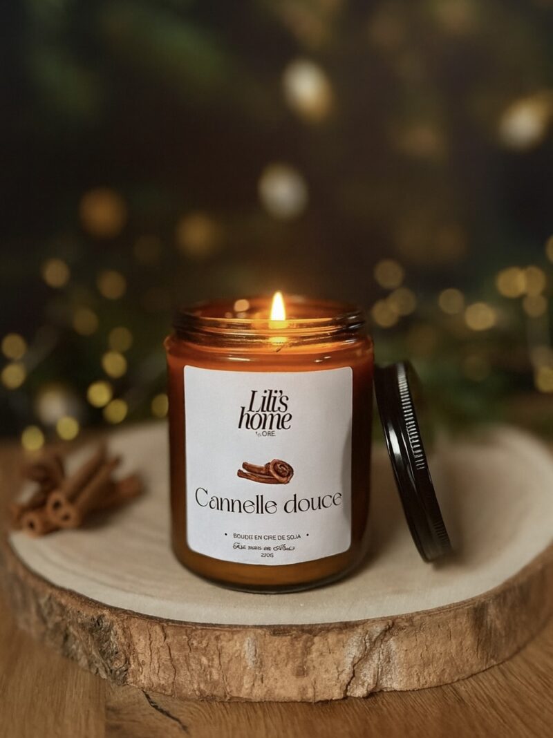 Bougie artisanale - CANNELLE DOUCE
