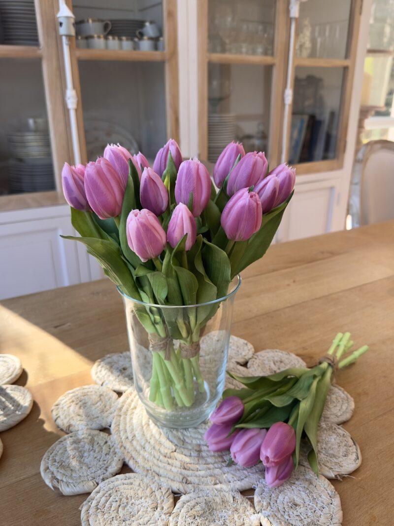 Bouquet de 5 tulipes - ROSE VIOLET