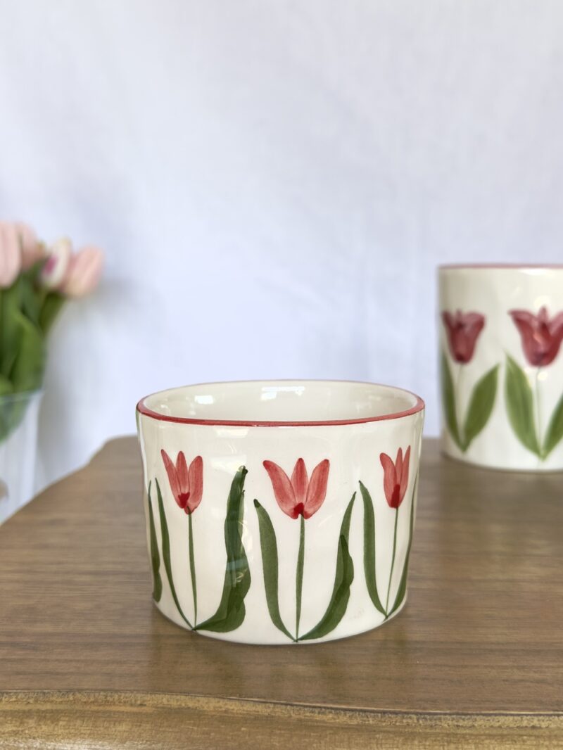 Tasse cappuccino artisanale - Modèle SOLEIL MATIN