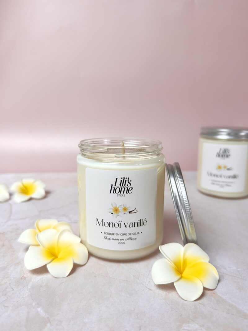 Bougie artisanale - Monoï vanillé