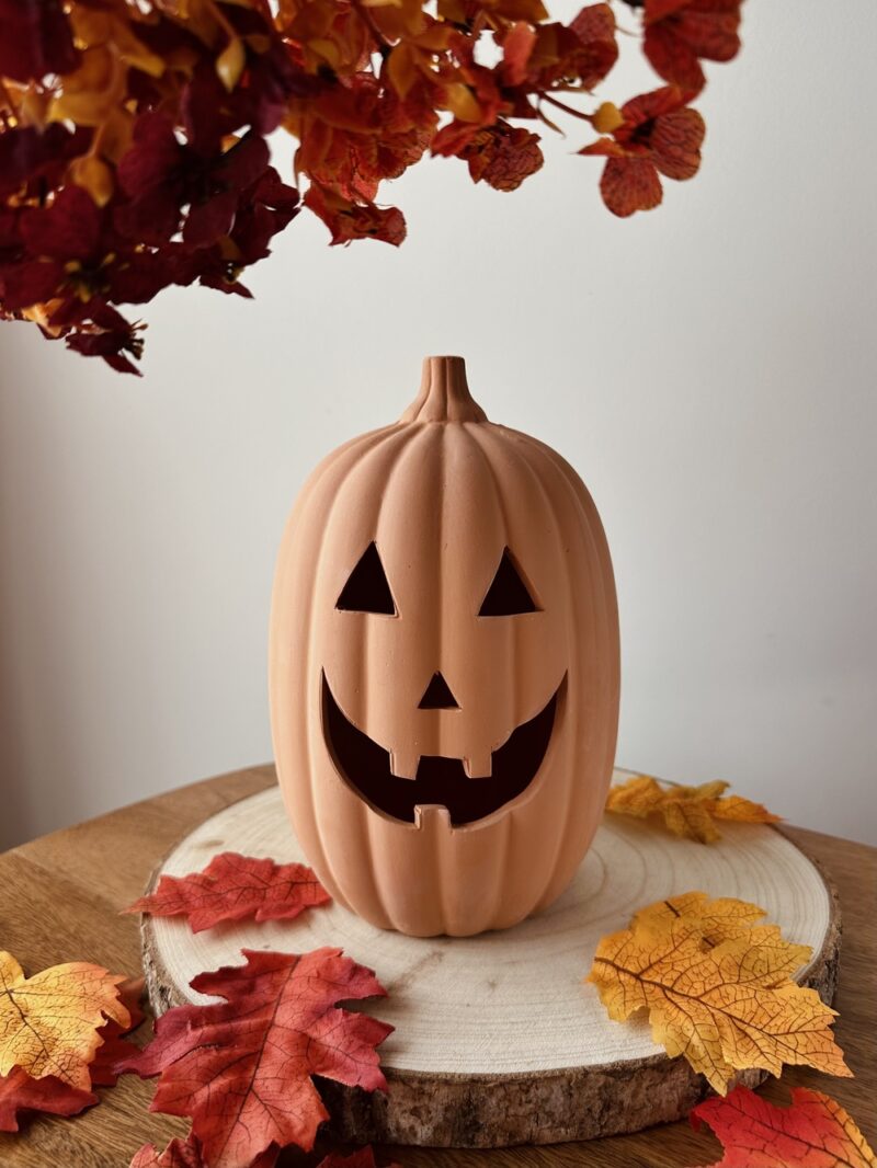 Grande lanterne citrouille d'Halloween